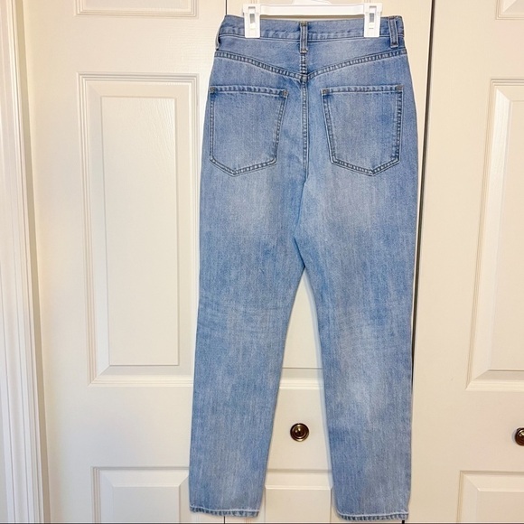 NWOT Blank Paige Distressed Boyfriend Straight Leg Jeans COPY - Picture 7 of 9